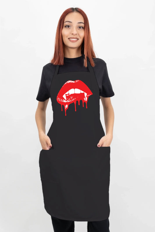 Biting Kiss Apron