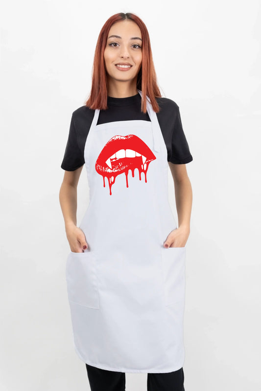 Biting Kiss Apron