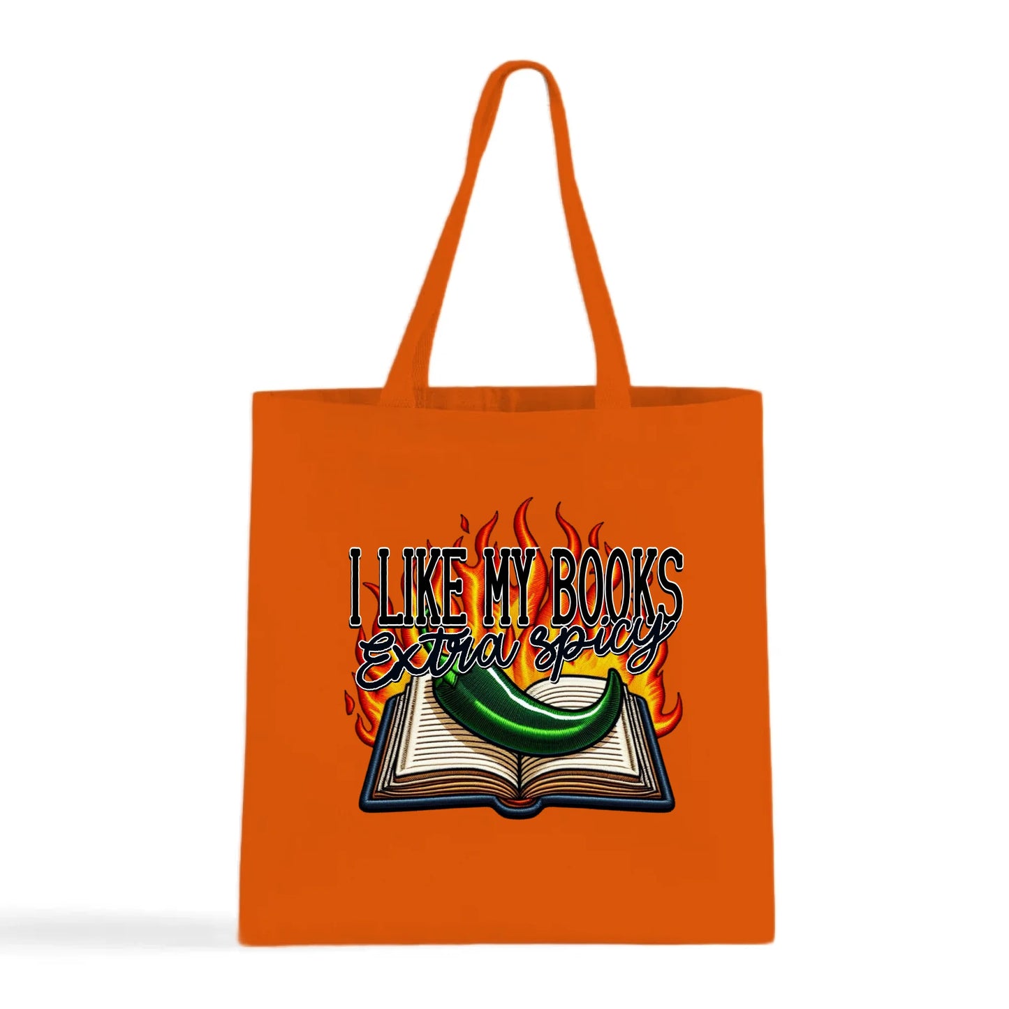 I Like My Books Extra Spicy Tote Bag