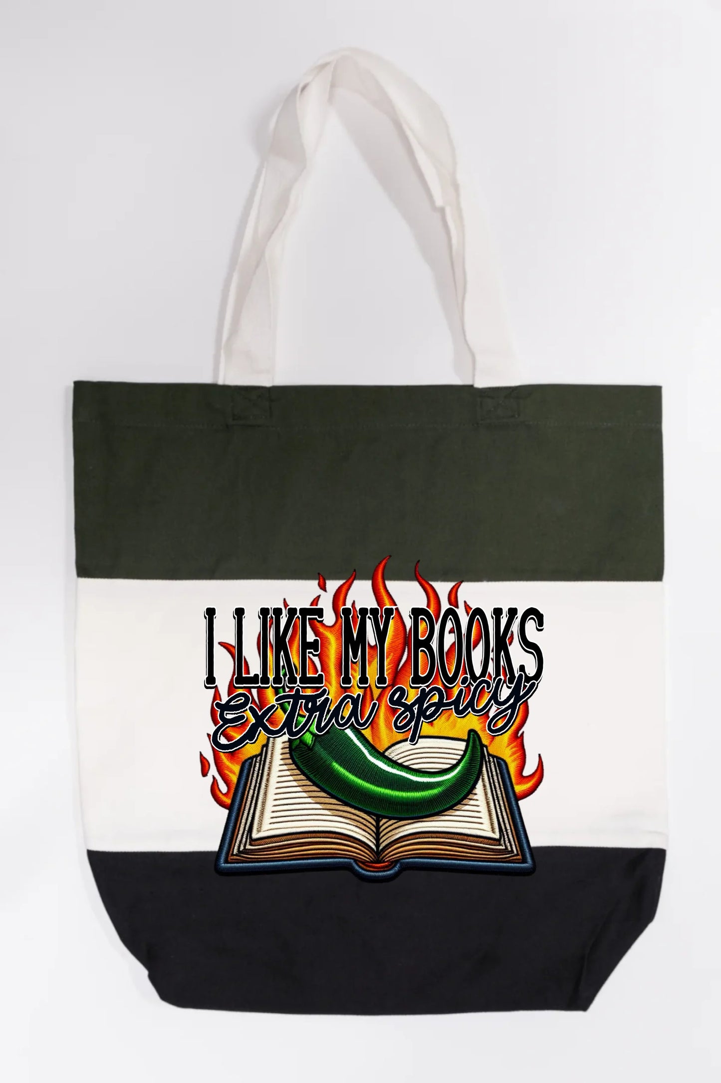 I Like My Books Extra Spicy Tote Bag