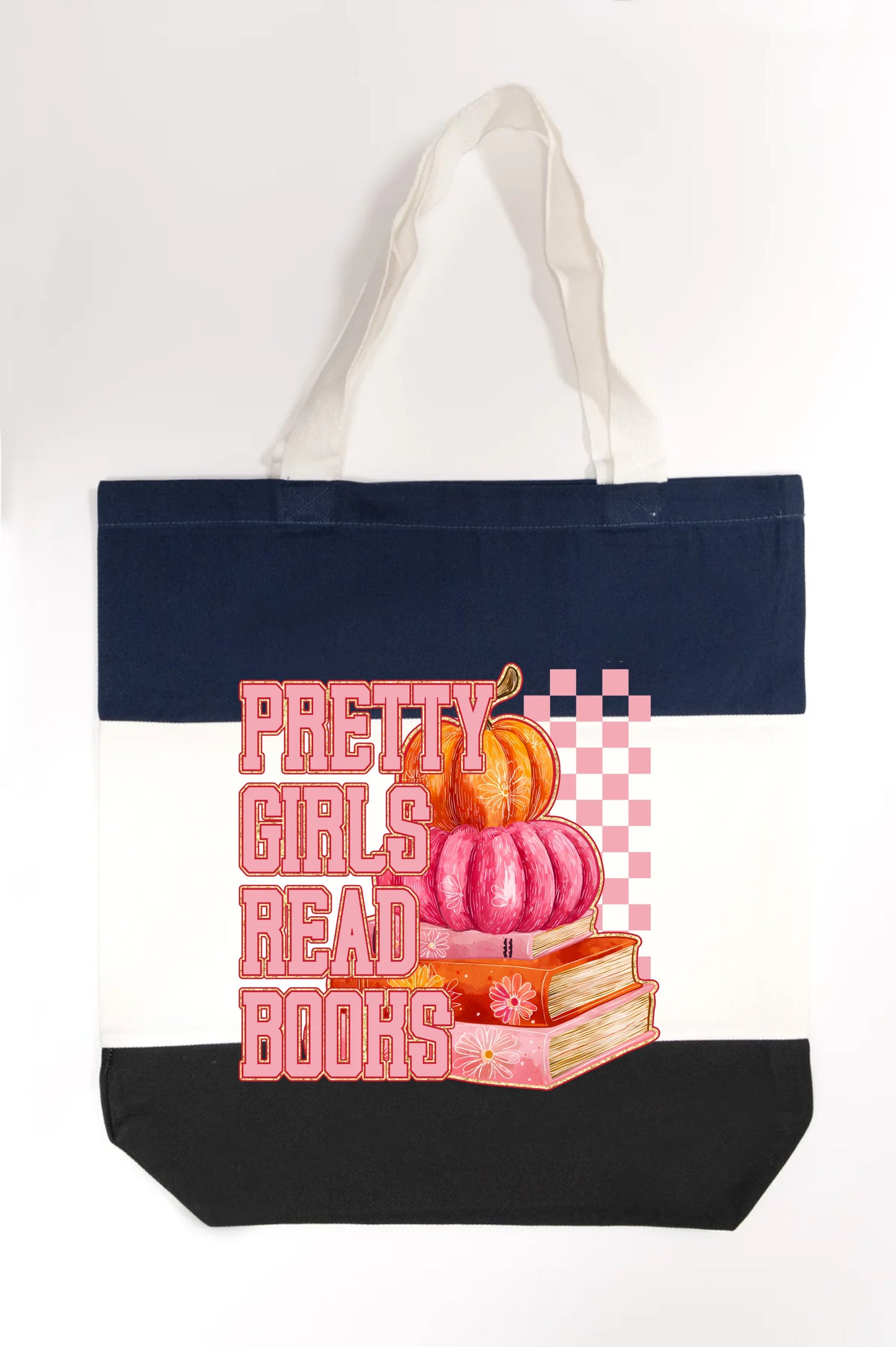 Pretty Girls Read Books Tote Bag