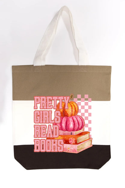 Pretty Girls Read Books Tote Bag