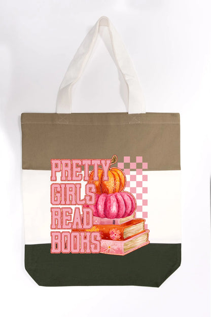 Pretty Girls Read Books Tote Bag