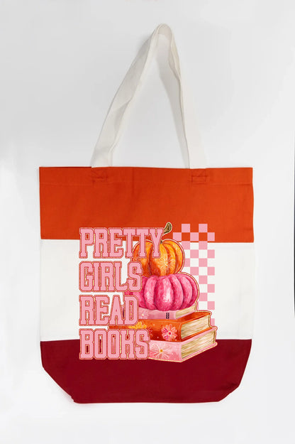 Pretty Girls Read Books Tote Bag