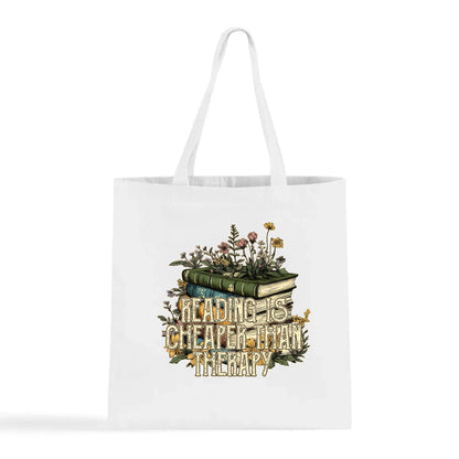 Reading is Cheaper than Therapy Tote Bag