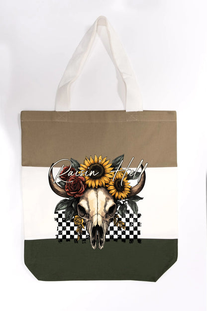 Raisin' Hell Tote Bag