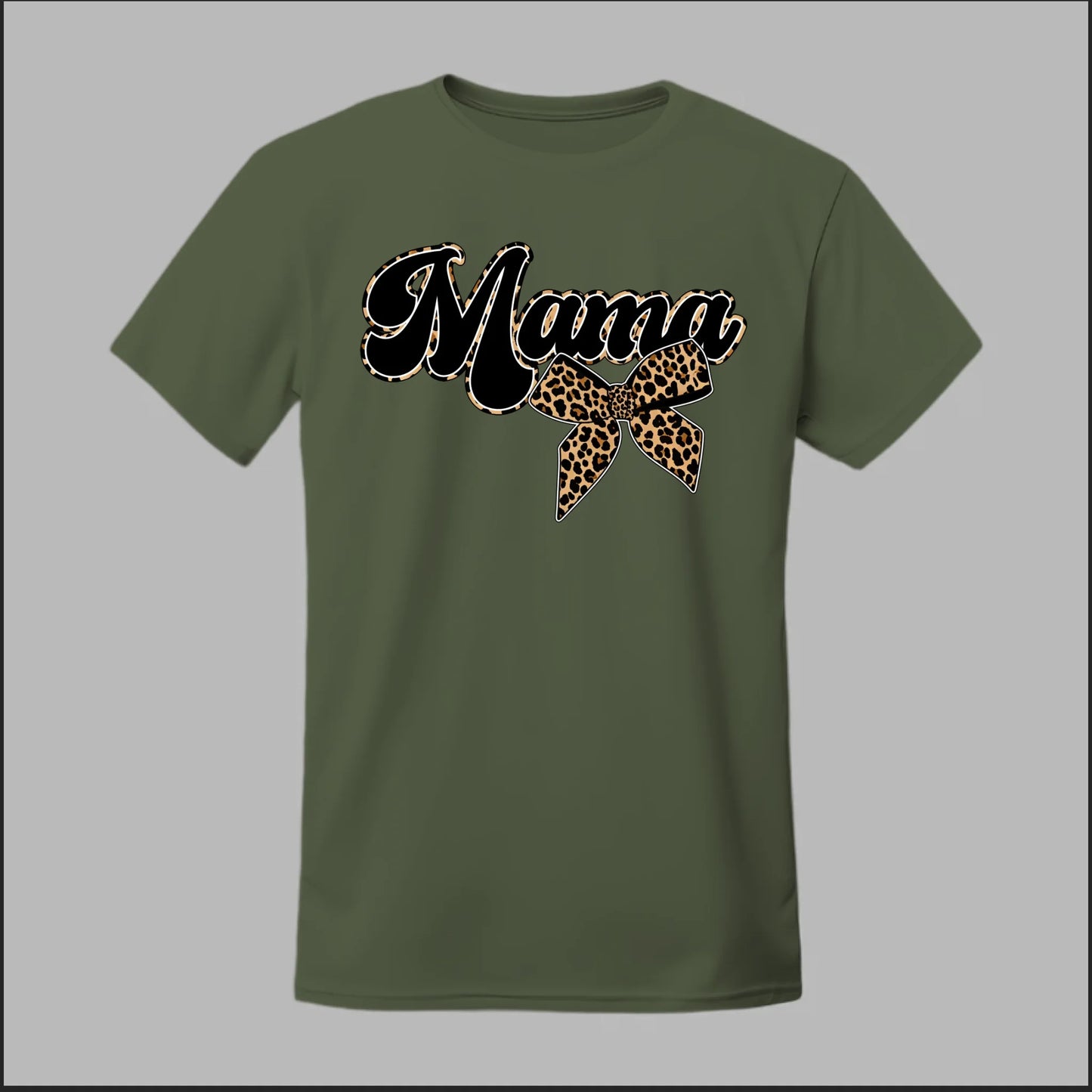 Front Military Green