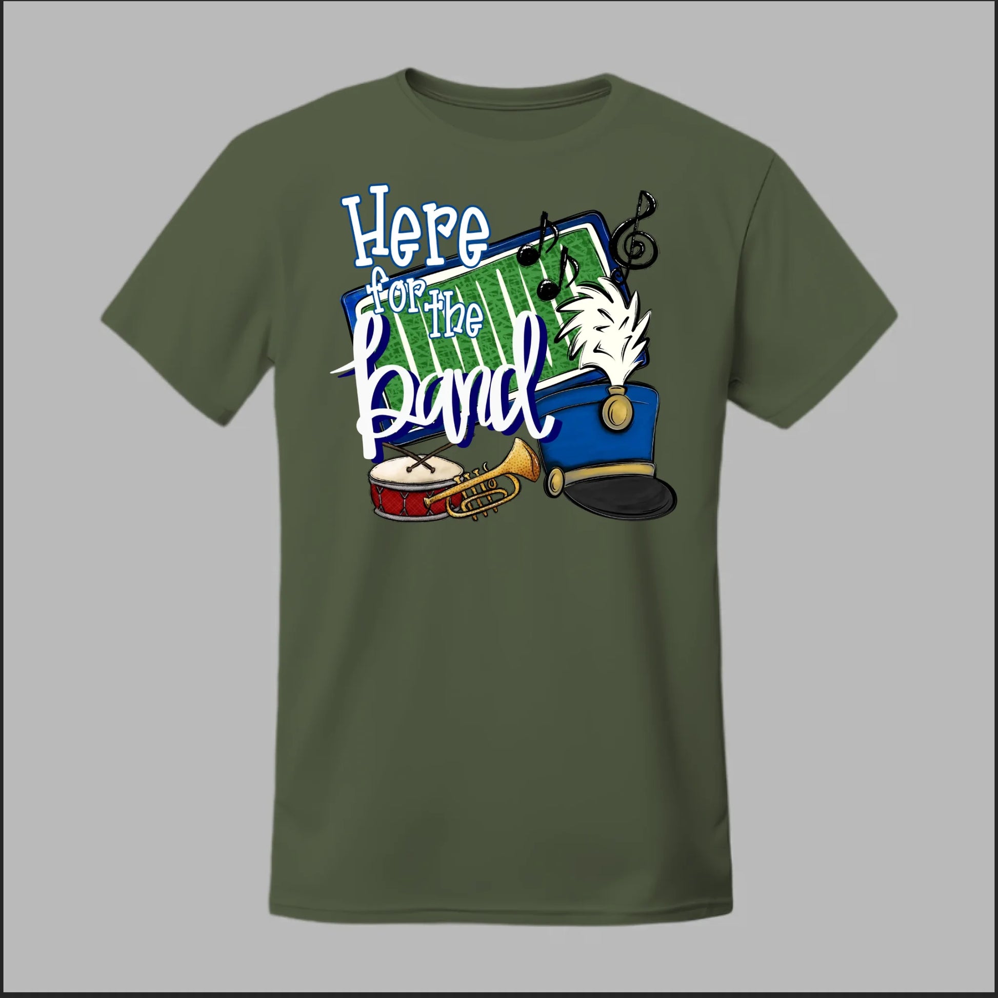 Front Military Green
