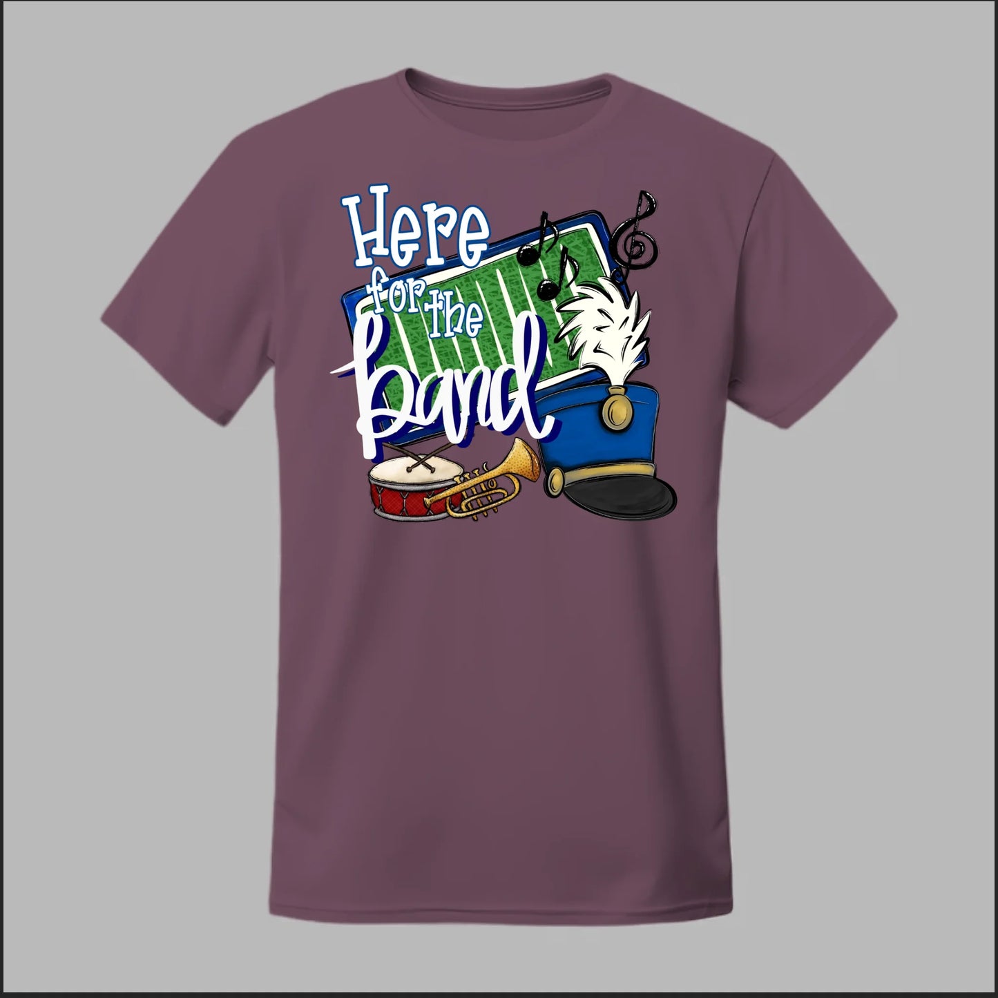 Front Heather Maroon