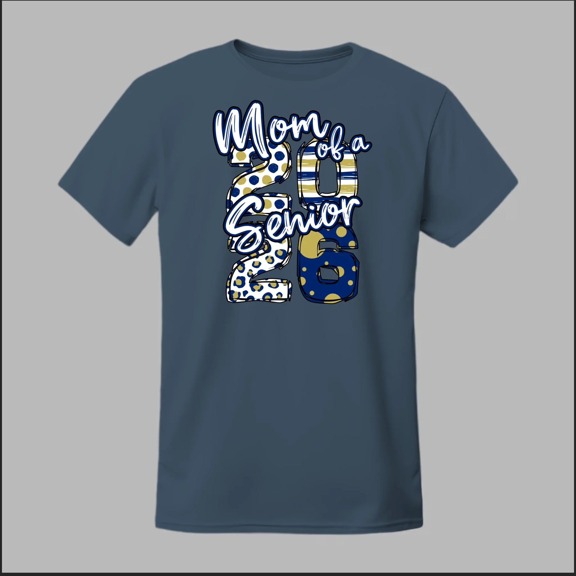 Front Heather Navy