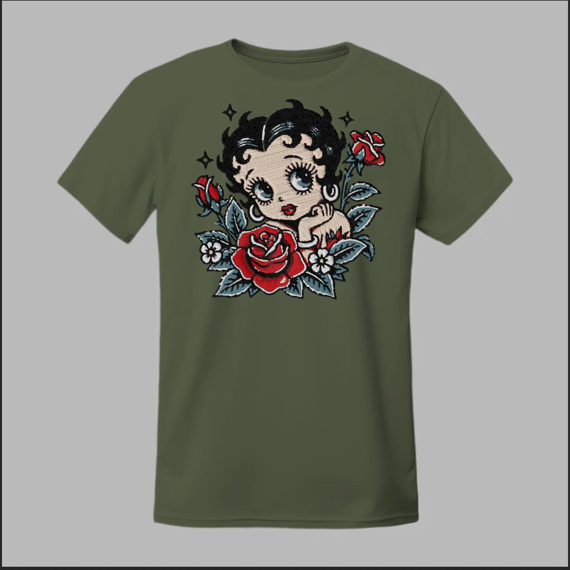 Front Military Green