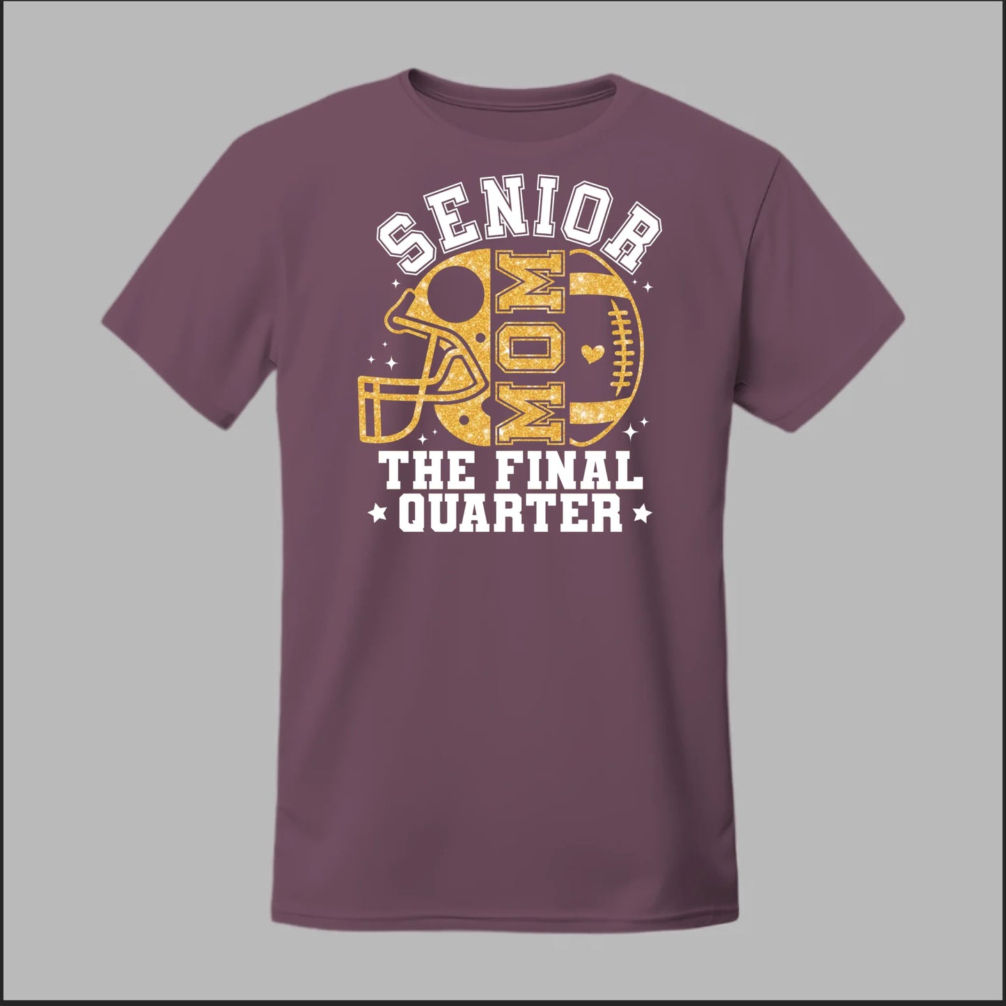 Front Heather Maroon
