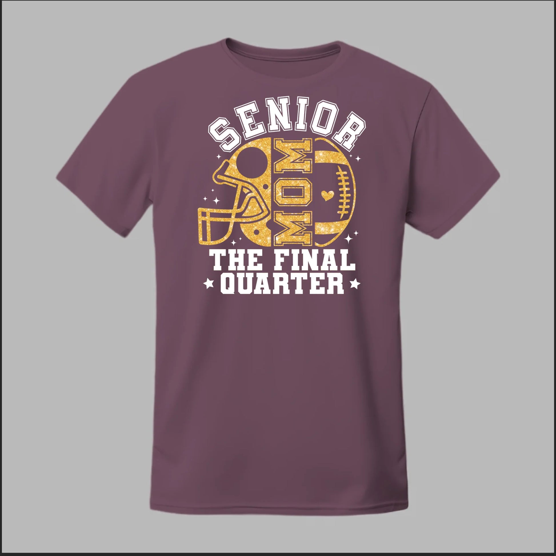 Front Heather Maroon