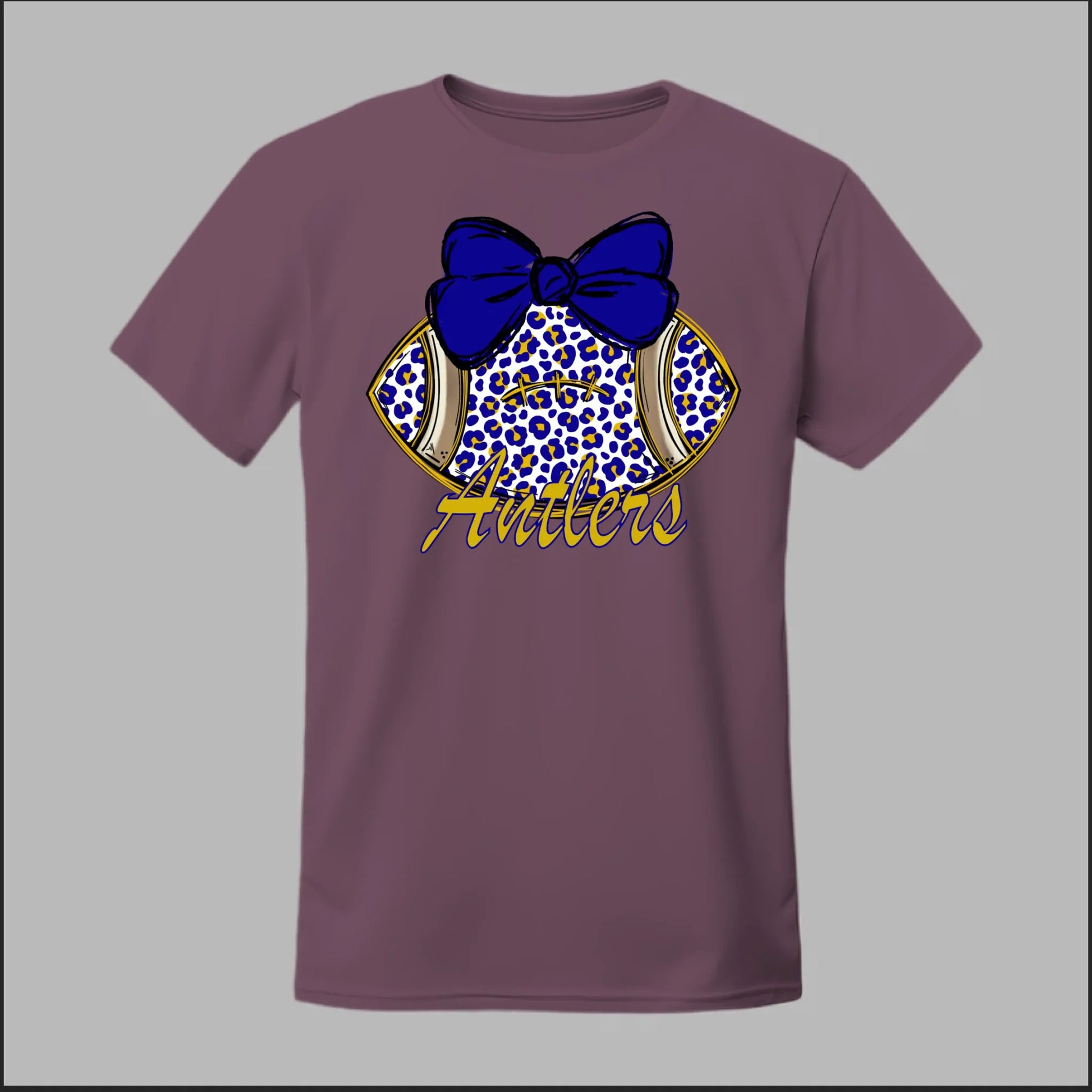 Front Heather Maroon