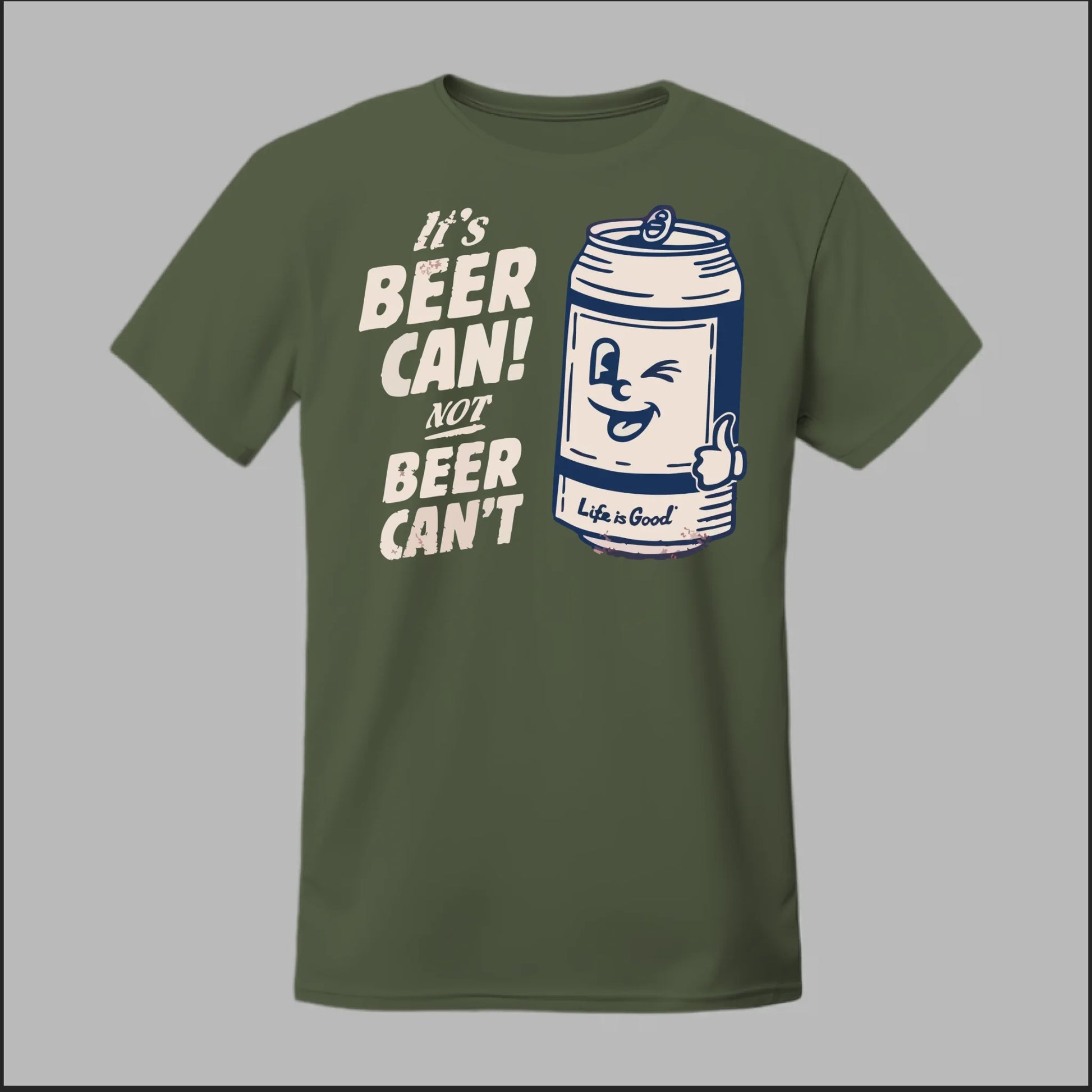 Front Military Green