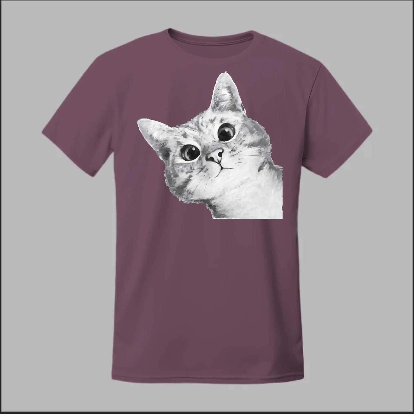 Front Heather Maroon