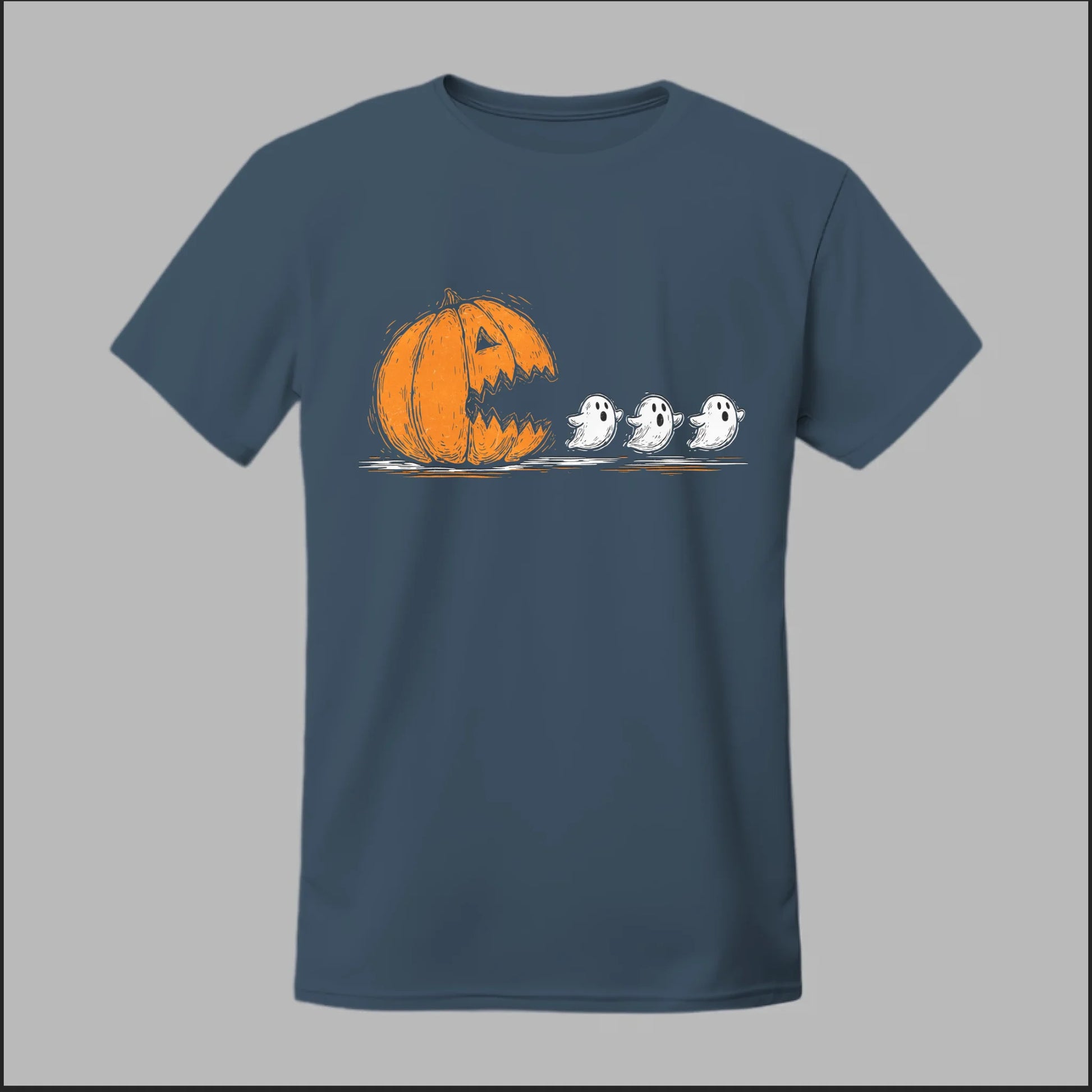 Front Heather Navy