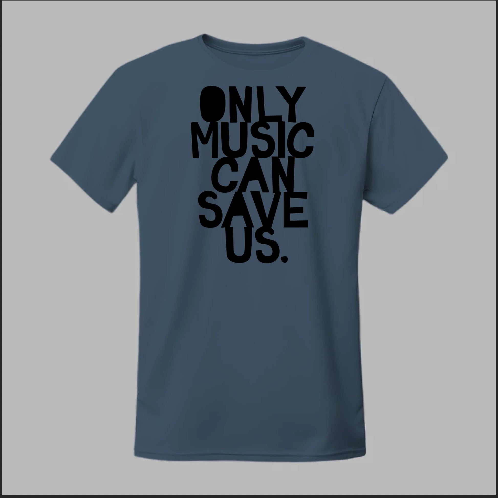 Front Heather Navy