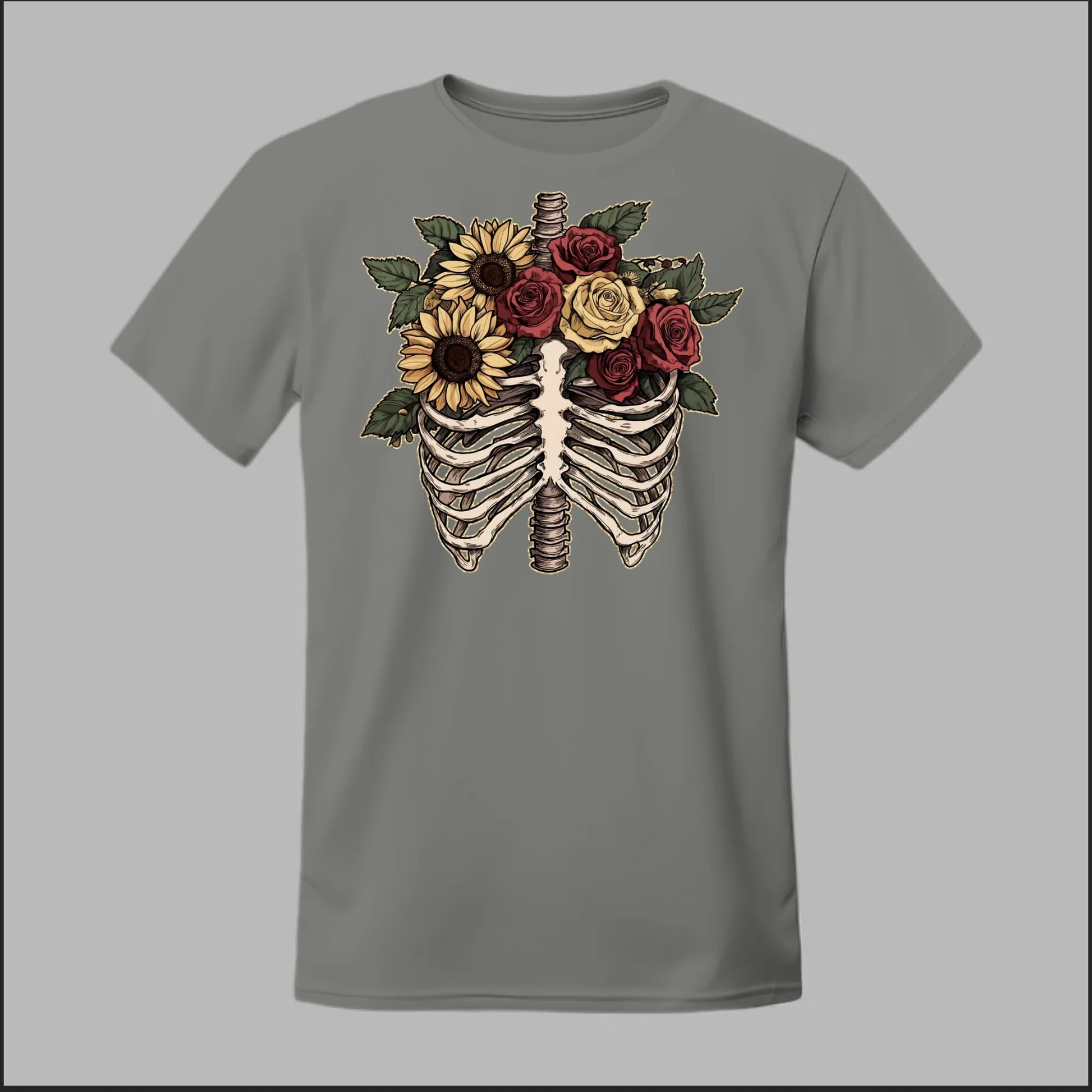 Front Heather Military Green