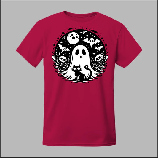 Black Cat Spooky Night Tee