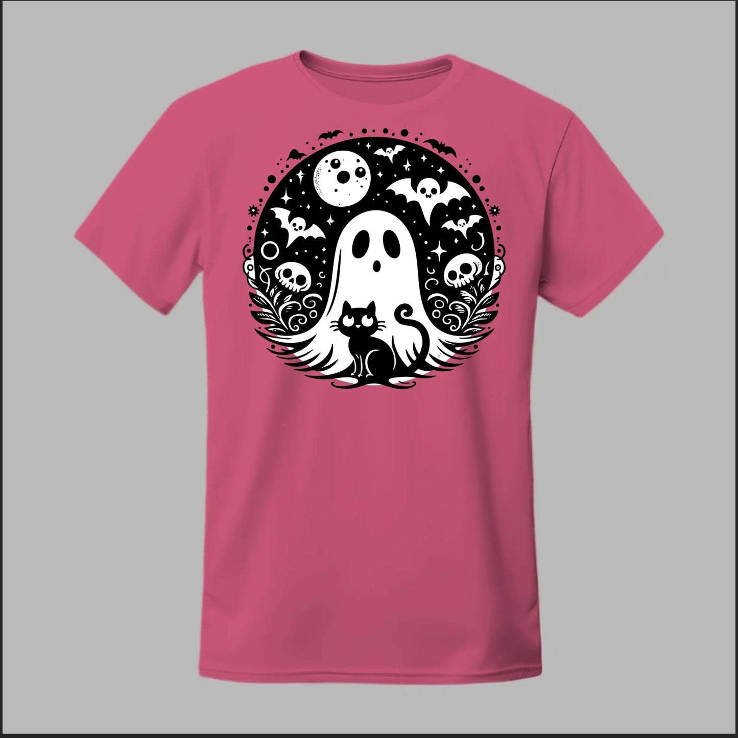 Black Cat Spooky Night Tee
