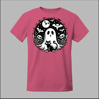 Black Cat Spooky Night Tee