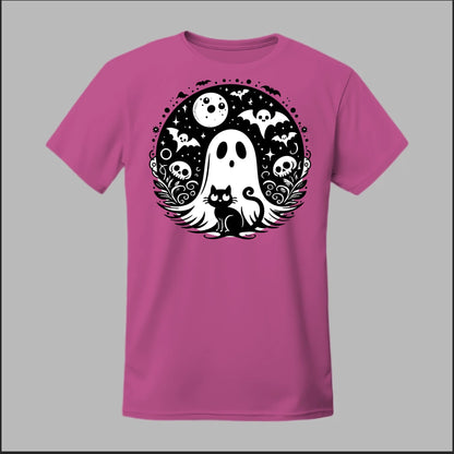 Black Cat Spooky Night Tee