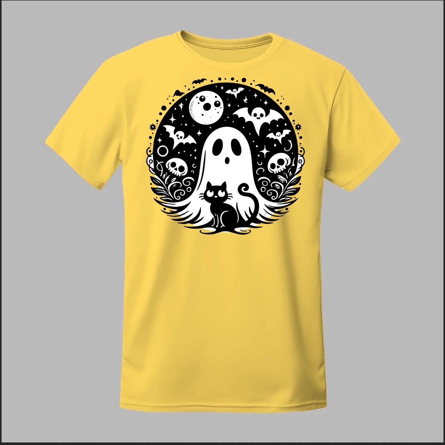 Black Cat Spooky Night Tee