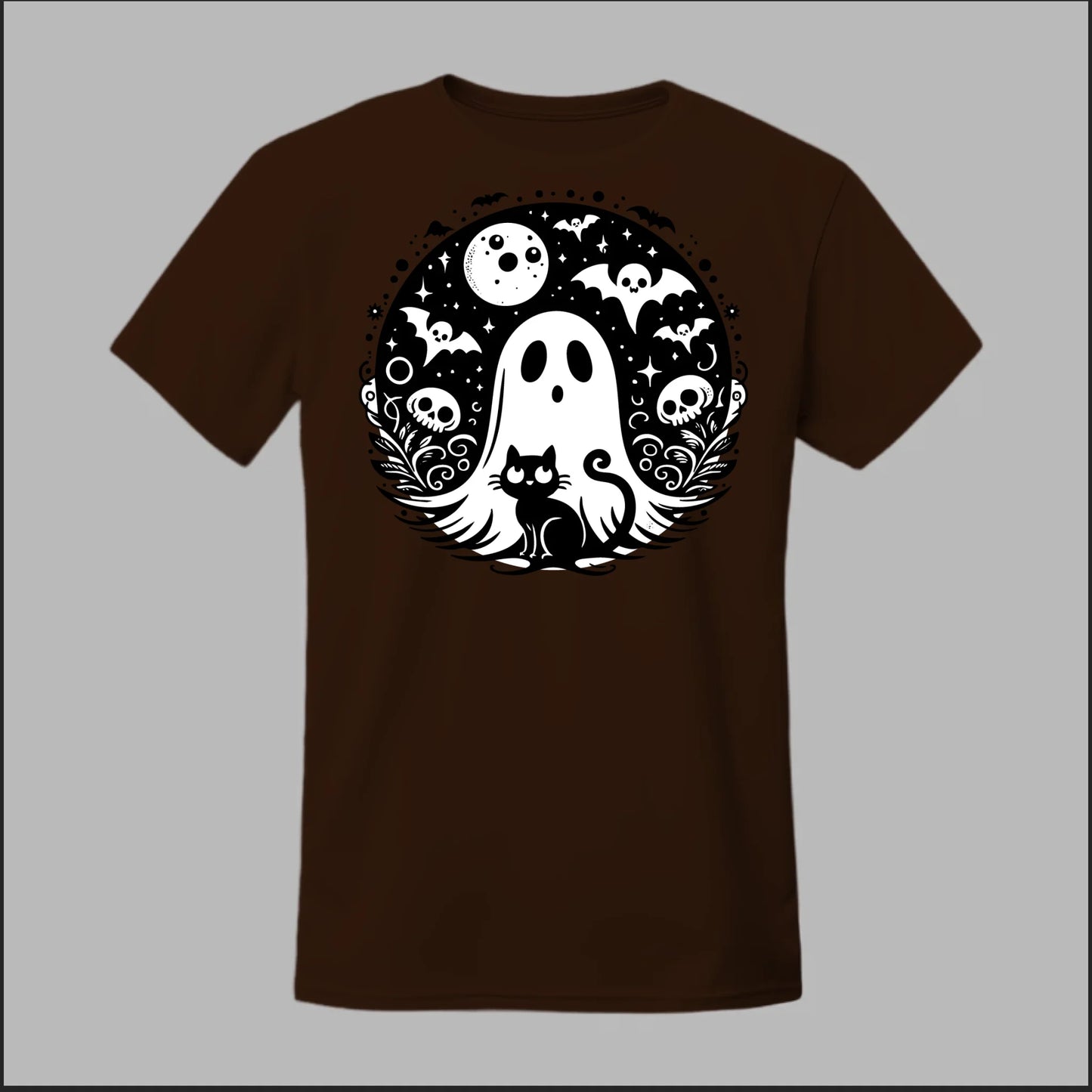 Black Cat Spooky Night Tee