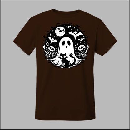 Black Cat Spooky Night Tee