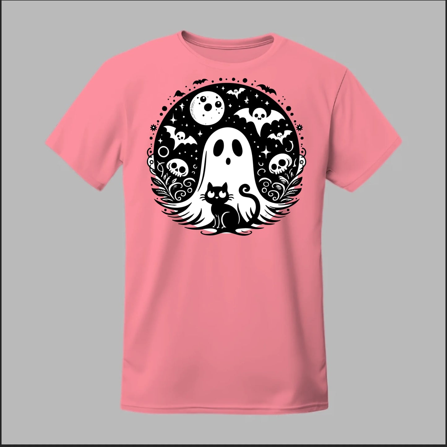 Black Cat Spooky Night Tee