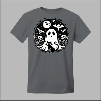 Black Cat Spooky Night Tee