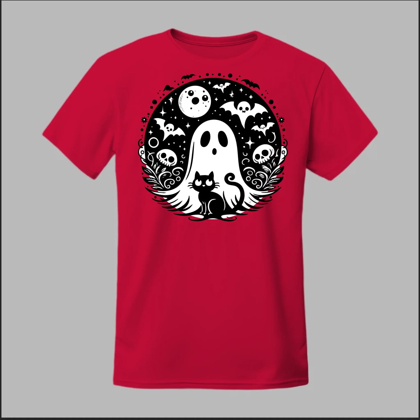 Black Cat Spooky Night Tee
