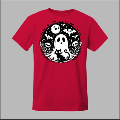 Black Cat Spooky Night Tee