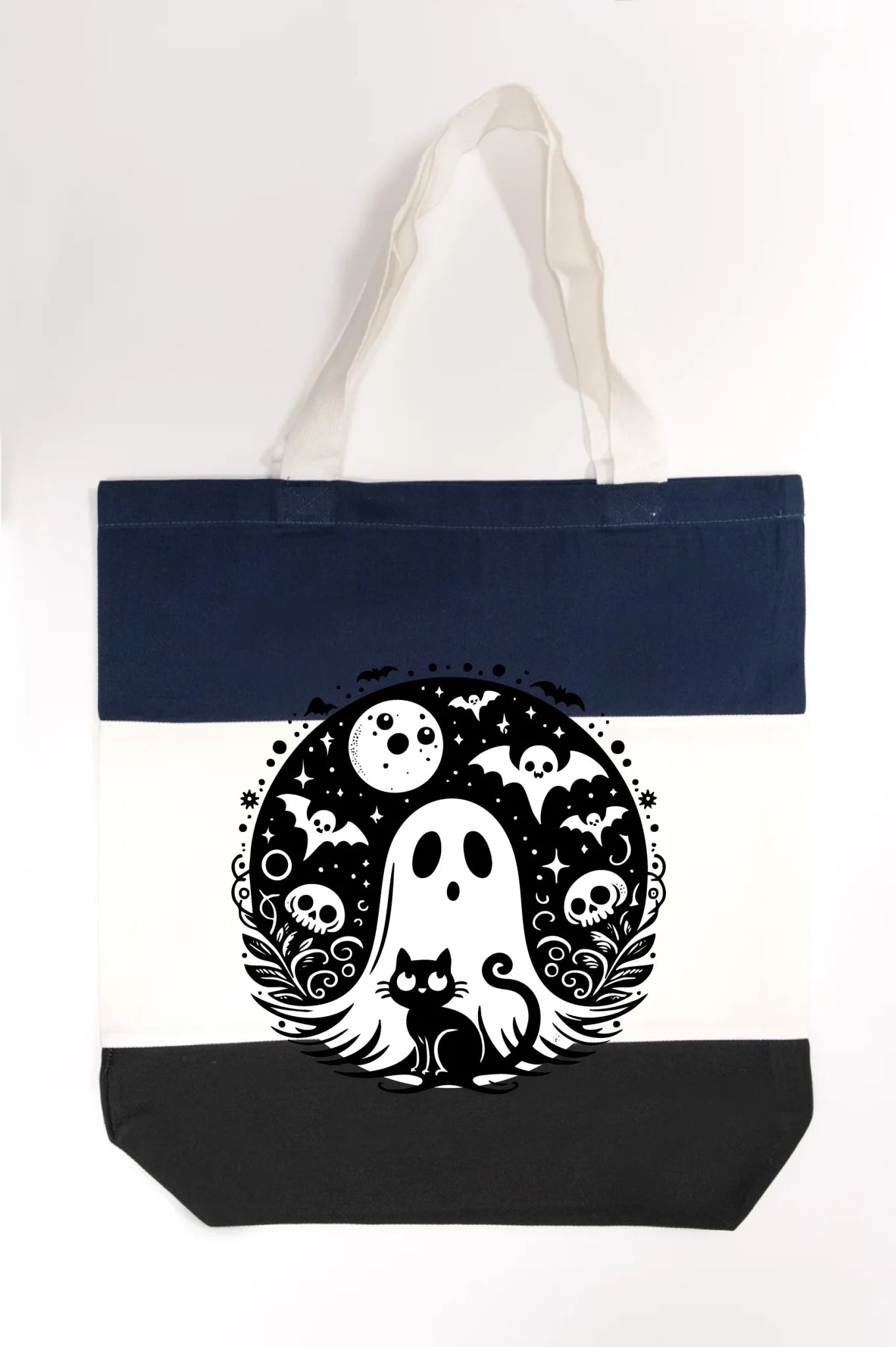 Black Cat Spooky Night Tote Bag