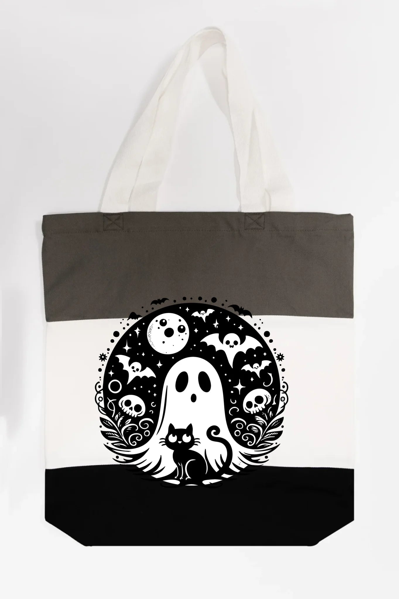 Black Cat Spooky Night Tote Bag