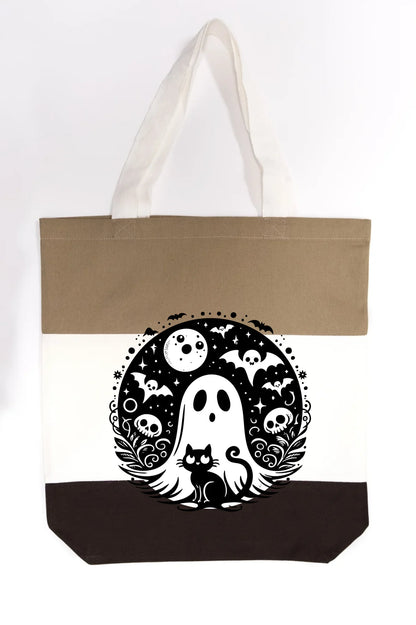 Black Cat Spooky Night Tote Bag