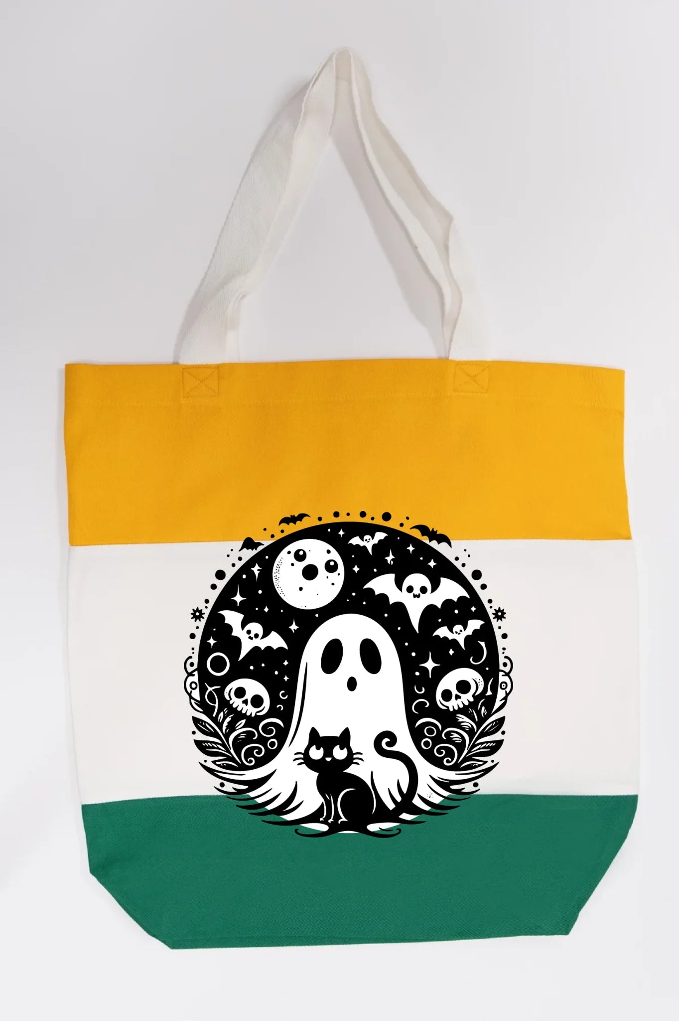 Black Cat Spooky Night Tote Bag