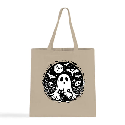 Black Cat Spooky Night Tote Bag