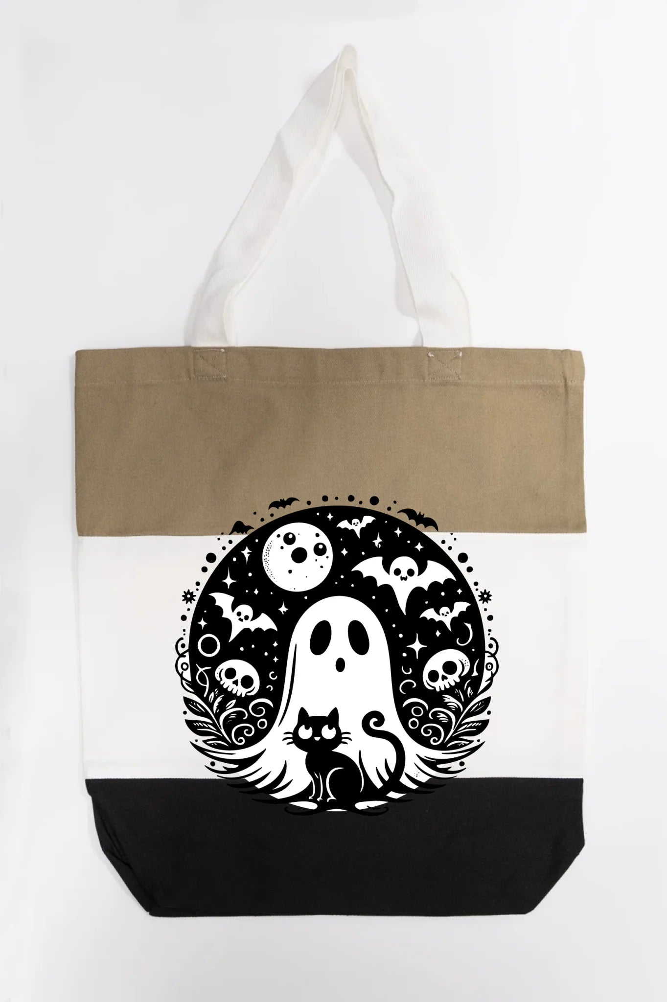 Black Cat Spooky Night Tote Bag