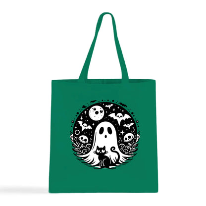 Black Cat Spooky Night Tote Bag