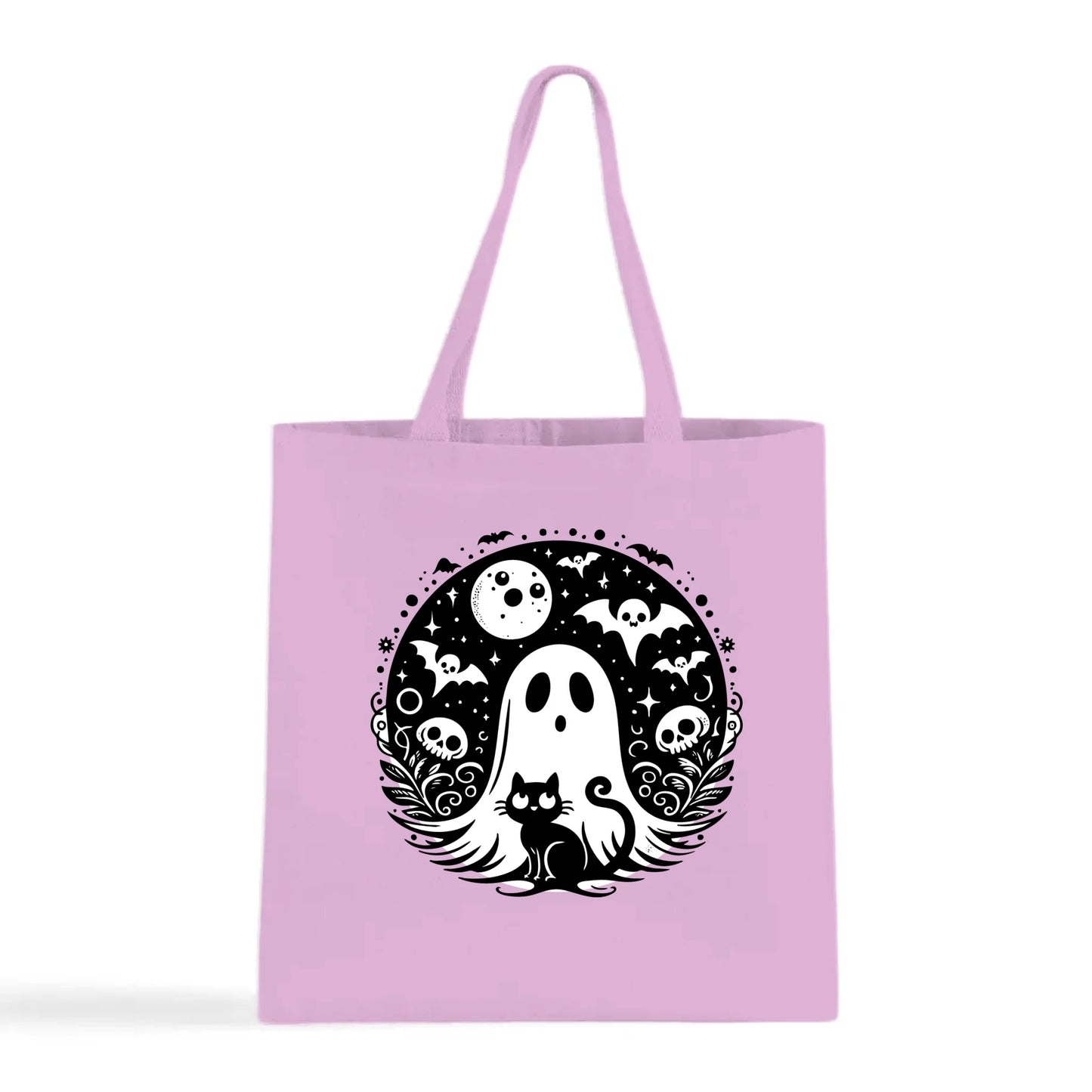 Black Cat Spooky Night Tote Bag