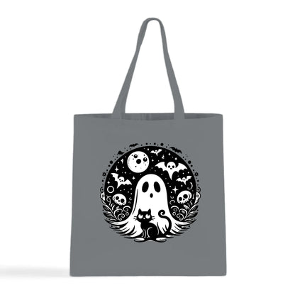 Black Cat Spooky Night Tote Bag