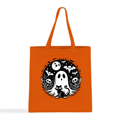 Black Cat Spooky Night Tote Bag