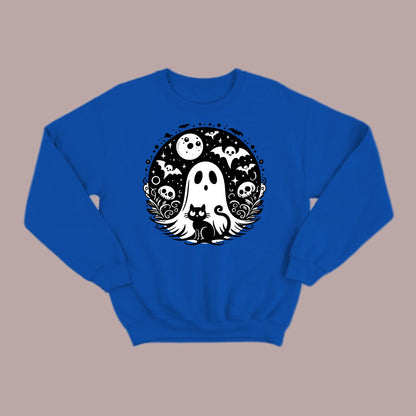 Black Cat Spooky Night Sweatshirt