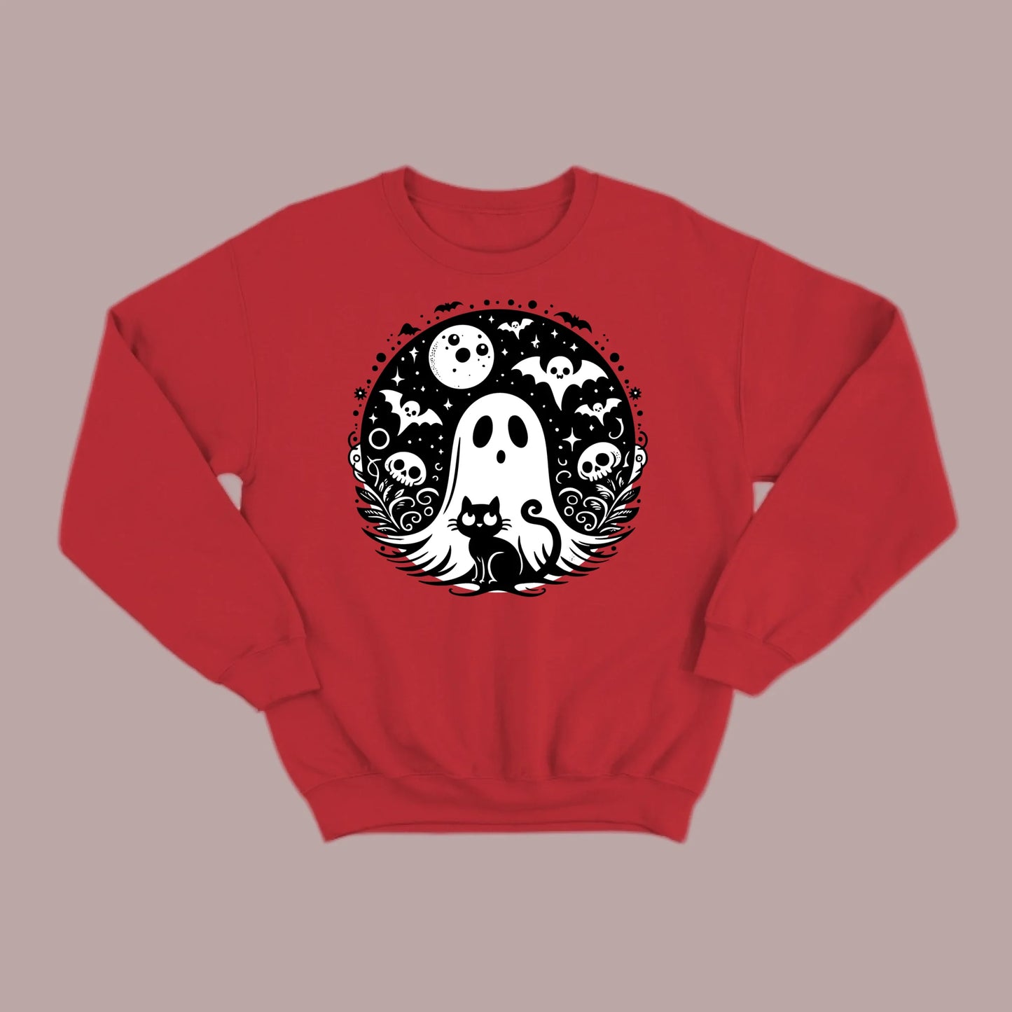 Black Cat Spooky Night Sweatshirt