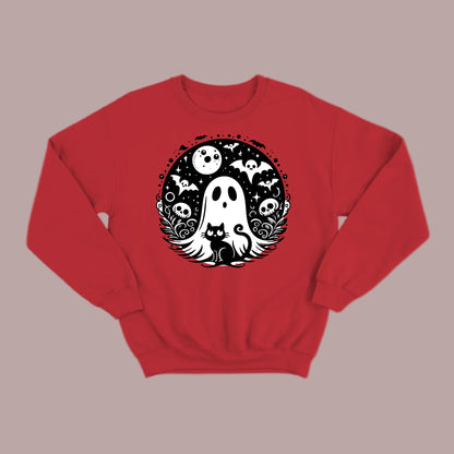 Black Cat Spooky Night Sweatshirt