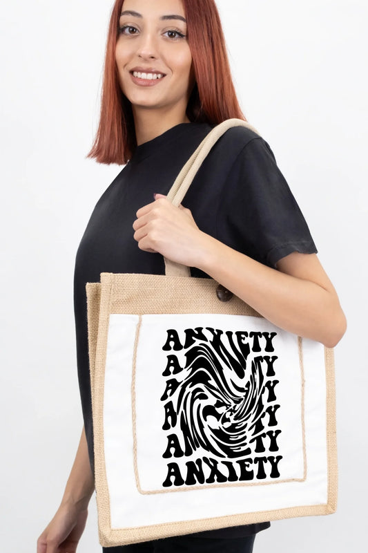 Anxiety Swirl Tote Bag
