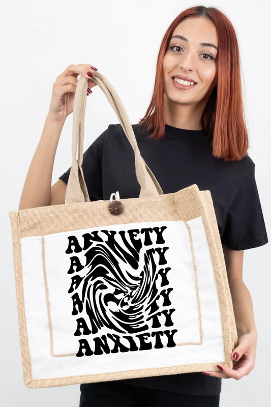 Anxiety Swirl Tote Bag