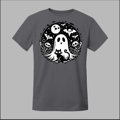 Black Cat Spooky Night Tee
